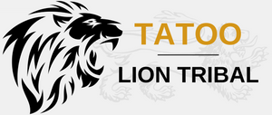 tatouage lion tribal