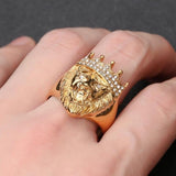Bague Or Tête De Lion