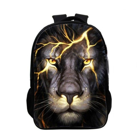 Grand sac à dos lion divin