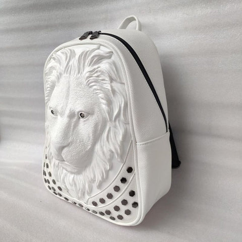 sac à dos lion albinos côté droit