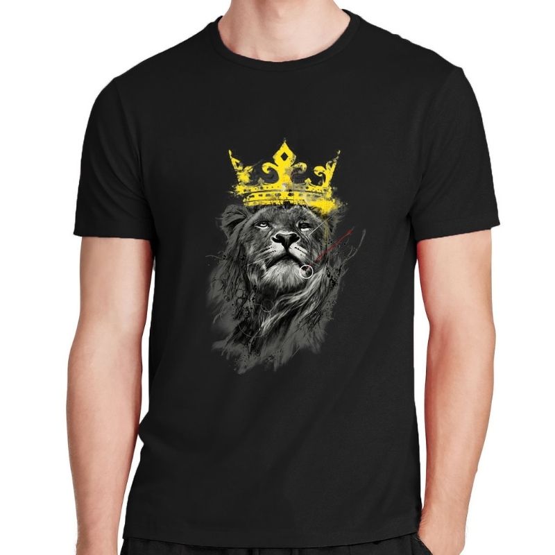 lion with crown t shirt