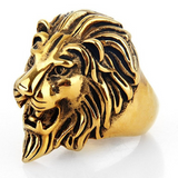 Bague en Or Tête de Lion
