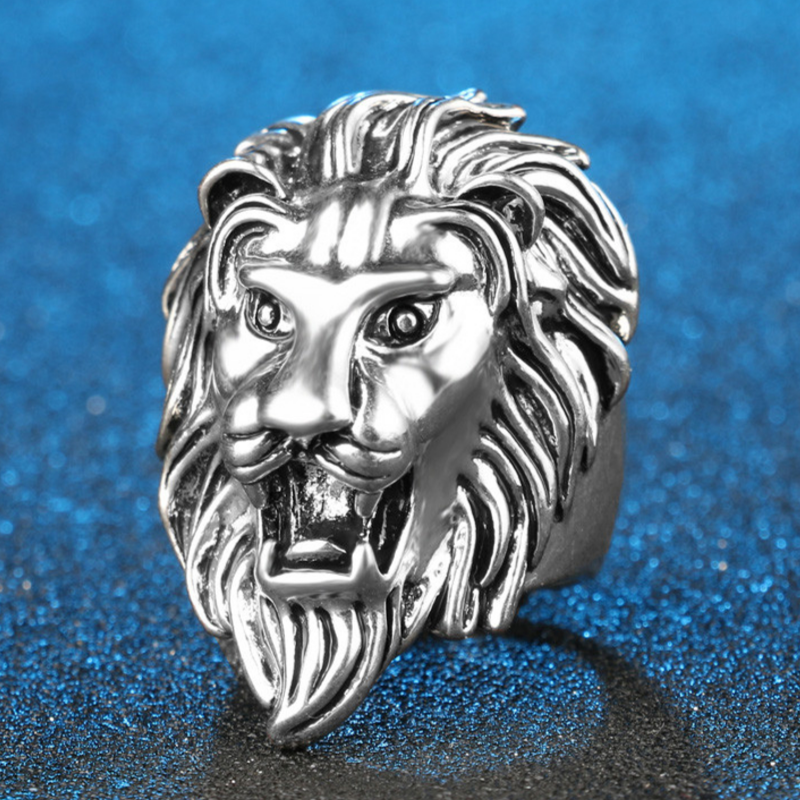 Bague 3D Lion Lion Royaume