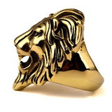 Bague en Or Tête de Lion