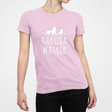 T-Shirt Roi Lion Femme Rose photo