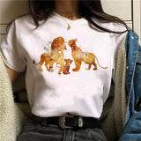 T Shirt Famillle Roi Lion Femme photo