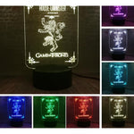 Lampe Lion Lannister couleurs