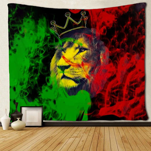 Drapeau lion royaume.