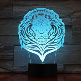 Lampe de Table Lion bleue