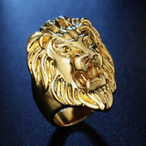 Bague Lion Gitan or