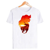 T-Shirt Roi Lion Adulte Couleur