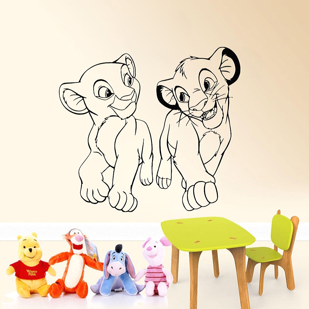 Sticker Roi Lion Simba et Nala