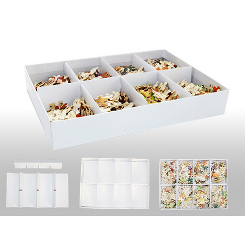 Box pièces de puzzle lion.