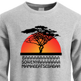 Pull gris chanson le roi lion.