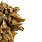 Tête de lion en décor intérieur
