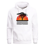 Sweat le roi lion coucher de soleil.