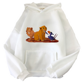 Sweat le roi lion blanc avec simba zazou et nala.