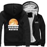 Sweat hakuna matata noire et grise.