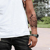 Tatouage lion 3d homme.