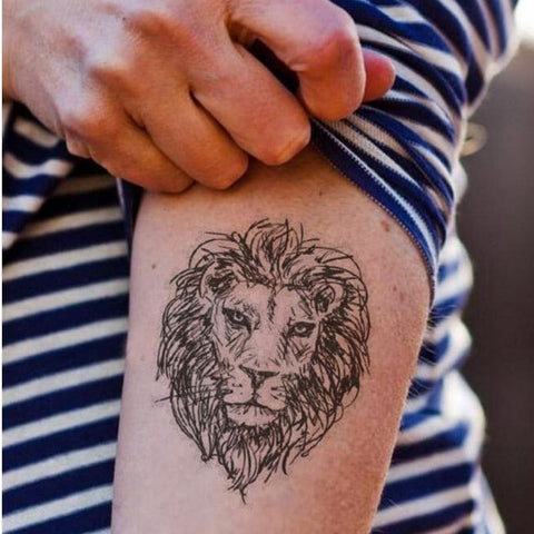 Tatouage Lion Graffiti