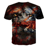 T-shirt lion pour homme.