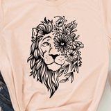 t shirt lion beige