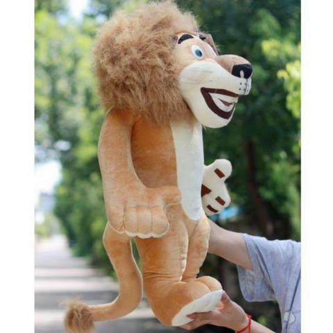 peluche lion épaule