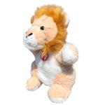 Doudou marionnette lion attendrissant