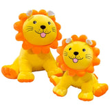 Peluche lion jaune