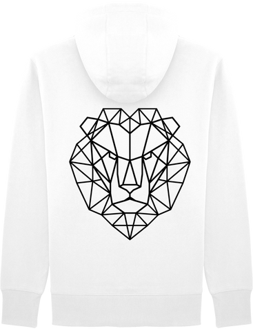Pull lion royaume blanc.
