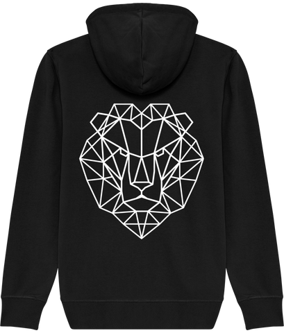 Veste tête de lion noire.