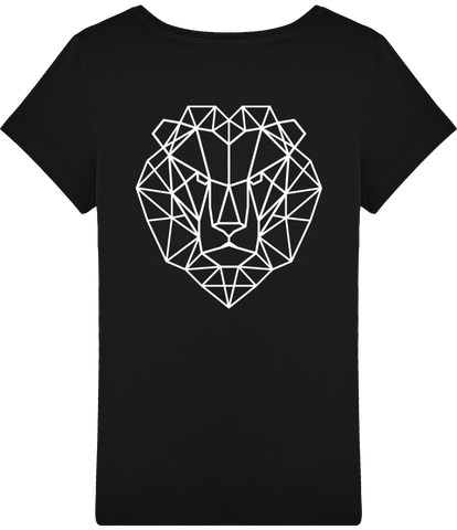 T-shirt femme tête de lion.