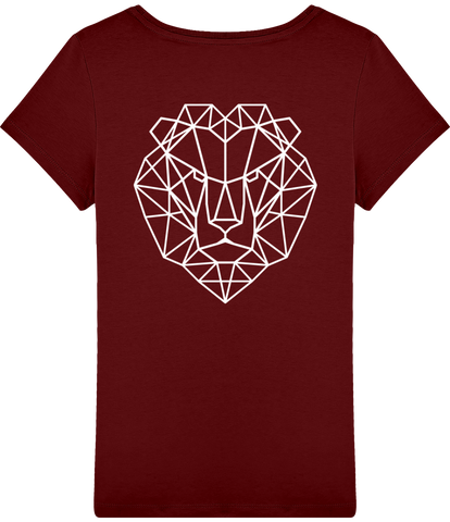 Tee-shirt avec tête de lion femme.