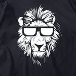 t shirt avce lion noir