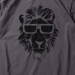 t shirt gris lion