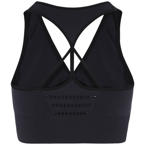 Brassière multisport noire.