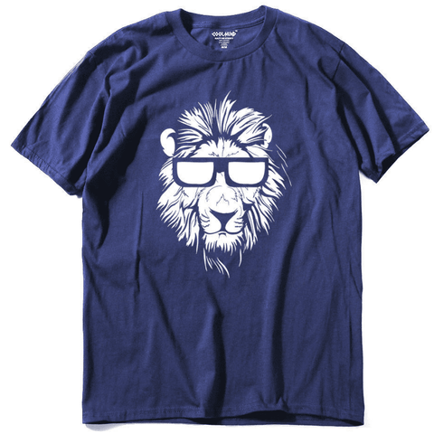 T-Shirt Lion Cool Marine