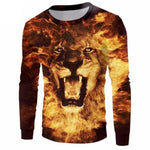 Pull Lion Flamme