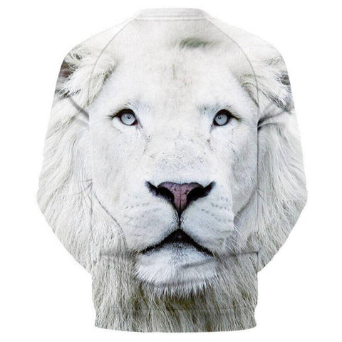 Pull Lion Neige dos