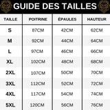 Guide des Tailles T-Shirt Lion Design