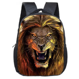 Sac à dos lion en colère