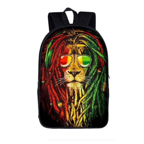 Sacoche lion rasta