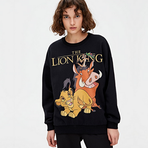 Pull Roi Lion Femme Simba Lion Royaume