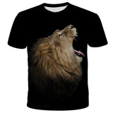 T-Shirt Lion Fatigué