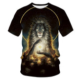 T-Shirt Lion Méditation