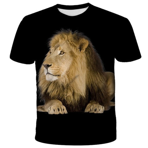 T-Shirt Lion 3D
