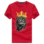 T-Shirt Lion Couronne Rouge