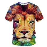 T-Shirt Lion Œil Vert