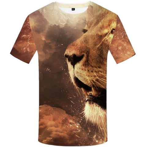 T-Shirt Lion Tempête