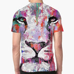 T-Shirt Lion Peint